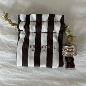 Henri Bendel stacked ring - Swarovski crystal